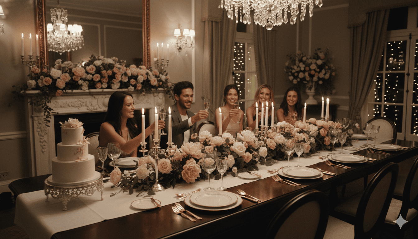 Elegant birthday setup by Quareoskyxal